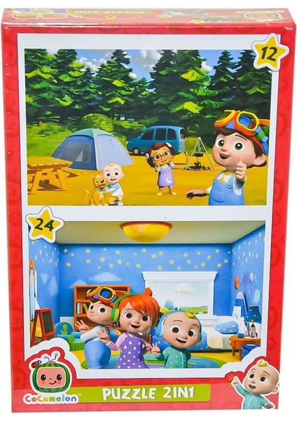 CO7777 Cocomelon 2in1 12-24 - Laço Kids - Utku Oyuncak Kız Erkek Çocuk Oyuncak Eğitici Oyuncaklar