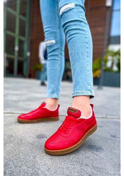 CH157 - Ckt Retro Erkek Ayakkabı Kırmızı fiyatları