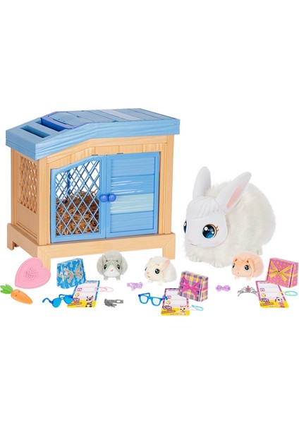 Little Live Pets Anne ve Yavruları Oyun Seti 26593 Kız Erkek Çocuk Oyuncak Eğitici Oyuncaklar