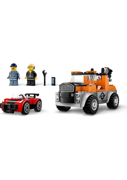 LEGO City Çekici Kamyon ve Spor Araba Tamiri 60435 Kız Erkek Çocuk Oyuncak Eğitici Oyuncaklar modelleri