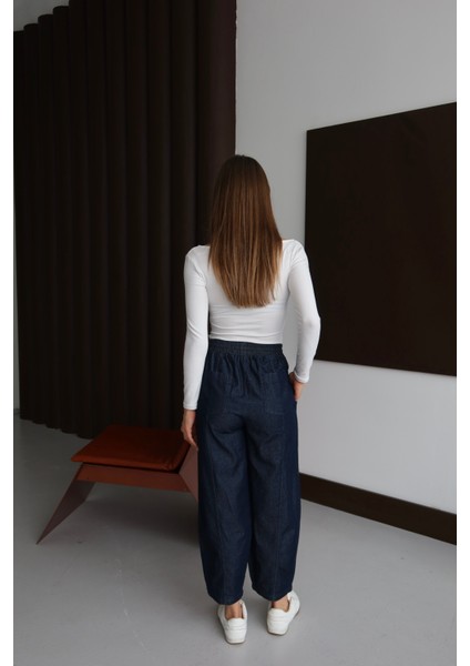 Kot Kumaş Havuç Model Pantolon