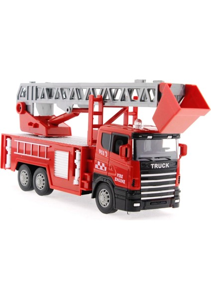 Die Cast Sürtmeli Merdivenli Itfaiye Aracı Kız Erkek Çocuk Oyuncak Eğitici Oyuncaklar