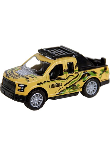 Metal Çek Bırak Safari Jeep K137A42 Kız Erkek Çocuk Oyuncak Eğitici Oyuncaklar