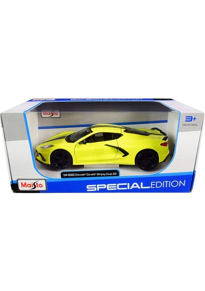 Maisto 1:24 2020 Chevrolet Corvette Stingray Coupe Z51 Kız Erkek Çocuk Oyuncak Eğitici Oyuncaklar fiyatları