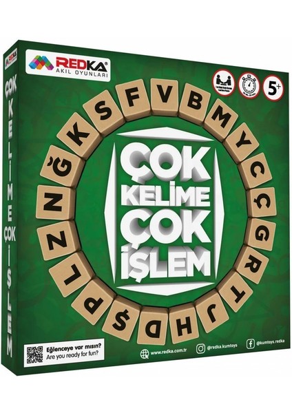 5453 Redka, Bir Kelime Bir Işlem Kız Erkek Çocuk Oyuncak Eğitici Oyuncaklar