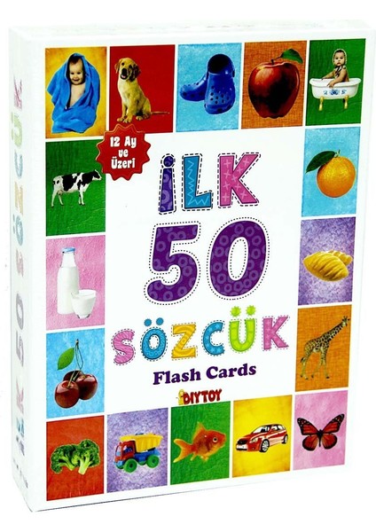 Ilk 50 Sözcük Eğitici Flash Kart Oyunu Kız Erkek Çocuk Oyuncak Eğitici Oyuncaklar