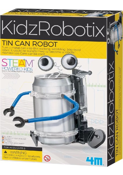 4m Teneke Kutu Robot Kiti Kız Erkek Çocuk Oyuncak Eğitici Oyuncaklar