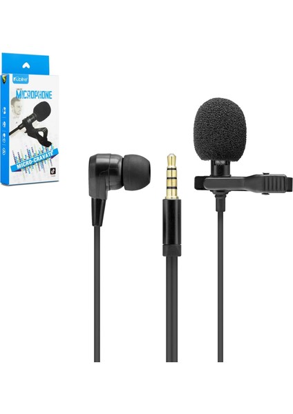 Kulaklık Mikrofonlu Yaka 3.5 Aux 1.5mt Hadron HD-567