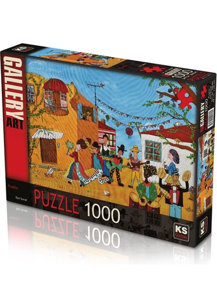 20589 Pueblo 1000 Parça Puzzle Kız Erkek Çocuk Oyuncak Eğitici Oyuncaklar