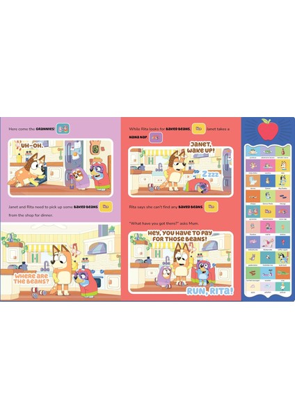 Bluey: Wackadoo! Bluey Words And Sounds Sound BOOK-9798384600398 fırsatları