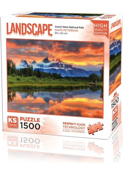 22037 Grand Teton National Park 1500 Parça -Kspuzzle Kız Erkek Çocuk Oyuncak Eğitici Oyuncaklar