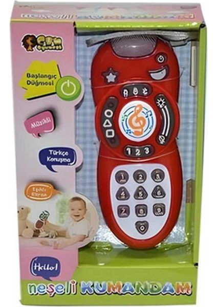 Pilli Müzikli Akıllı Kumandam - CN1908 Kız Erkek Çocuk Oyuncak Eğitici Oyuncaklar