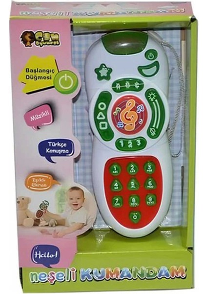 Pilli Müzikli Akıllı Kumandam - CN1908 Kız Erkek Çocuk Oyuncak Eğitici Oyuncaklar modelleri