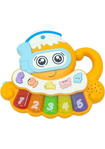 Ahtapot Masalcı Piyano Oyun Arkadaşım Kız Erkek Çocuk Oyuncak Eğitici Oyuncaklar