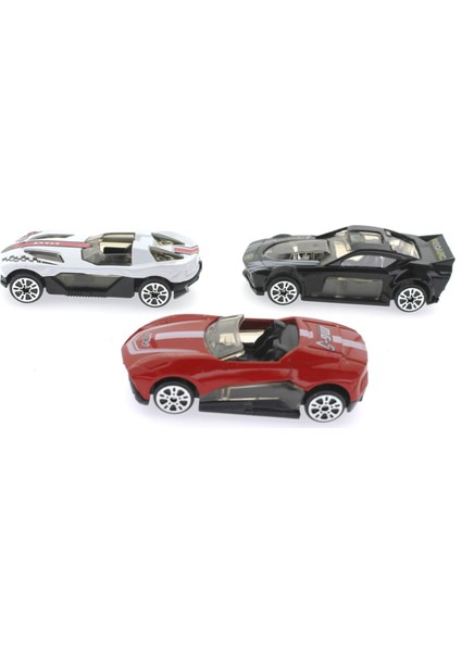 Die Cast Metal 3'lü Yarış Arabaları Siyah Araçlı Kız Erkek Çocuk Oyuncak Eğitici Oyuncaklar fiyatları