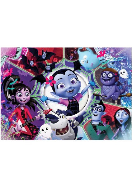 Ks Vampirina 100 Parça Puzzle Kız Erkek Çocuk Oyuncak Eğitici Oyuncaklar