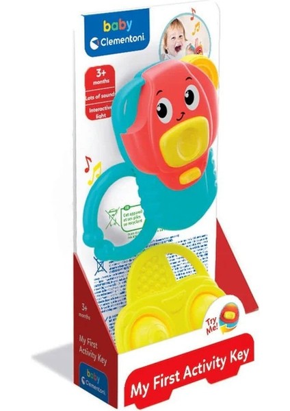 17893 Baby Clementoni - Aktivite Anahtarı Kız Erkek Çocuk Oyuncak Eğitici Oyuncaklar fiyatları