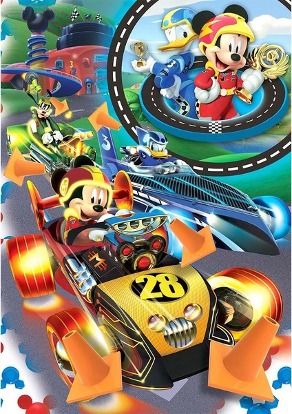 50 Parça Mickey Mouse Puzzle Kız Erkek Çocuk Oyuncak Eğitici Oyuncaklar