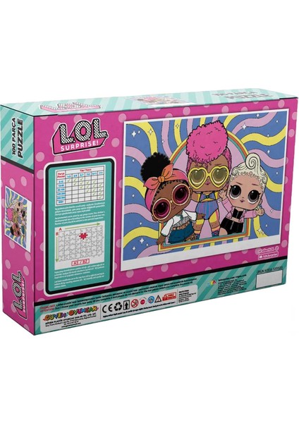 Lol Surprise 100 Parça Puzzle Kız Erkek Çocuk Oyuncak Eğitici Oyuncaklar fiyatları