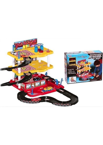 Dede Garaj Oyun Seti - 3 Katlı Kız Erkek Çocuk Oyuncak Eğitici Oyuncaklar