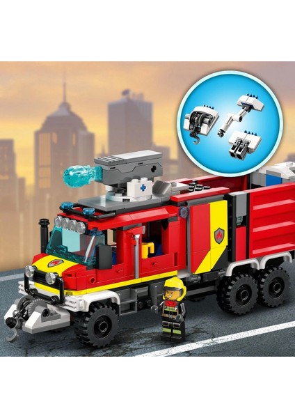 LEGO City Itfaiye Komuta Kamyonu 60374 Kız Erkek Çocuk Oyuncak Eğitici Oyuncaklar fiyatları