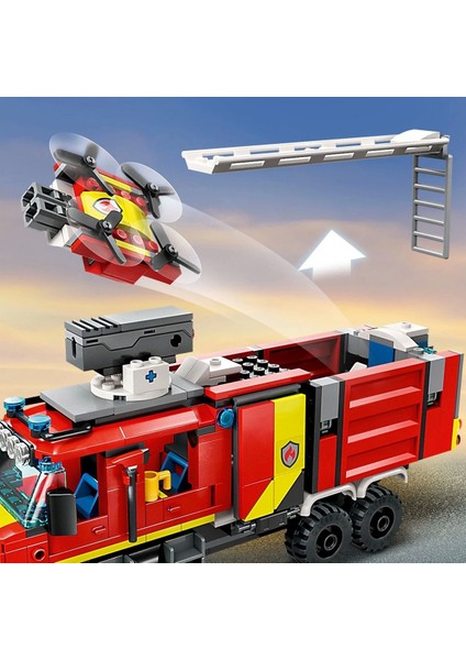 LEGO City Itfaiye Komuta Kamyonu 60374 Kız Erkek Çocuk Oyuncak Eğitici Oyuncaklar modelleri