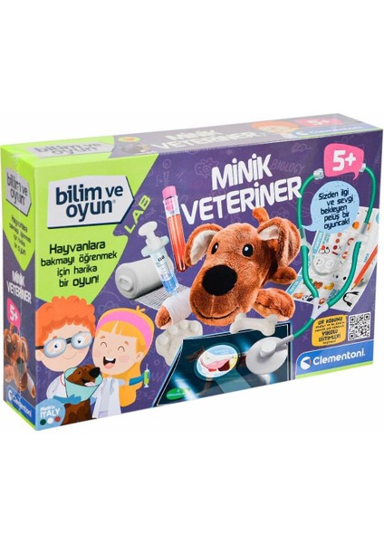 64195 Bilim ve Oyun - Minik Veteriner Kız Erkek Çocuk Oyuncak Eğitici Oyuncaklar