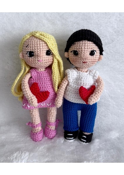 Şıpsevdi Bebekler Takımı Amigurumi Organik Oyuncak