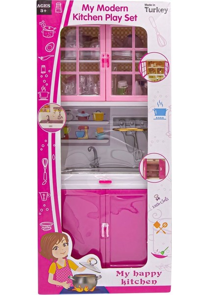 My Happy Mutfak Seti Lavabo Kız Erkek Çocuk Oyuncak Eğitici Oyuncaklar fiyatları