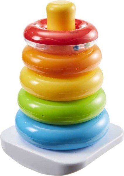 GJY49 Fisher Price, Doğa Dostu Renkli Halkalar Kız Erkek Çocuk Oyuncak Eğitici Oyuncaklar modelleri