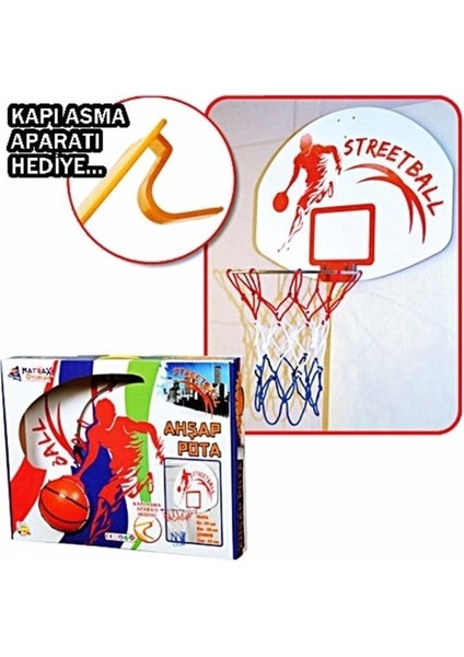 Ahşap Basket Potası Kız Erkek Çocuk Oyuncak Eğitici Oyuncaklar