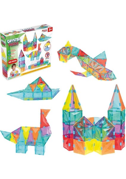 03925 Kristal Puzzle 300 Parça Kız Erkek Çocuk Oyuncak Eğitici Oyuncaklar