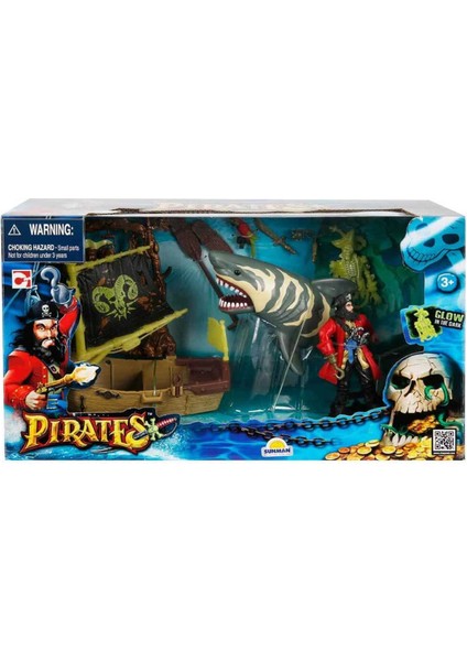 Karanlıkta Parlayan Korsan Oyun Seti Kız Erkek Çocuk Oyuncak Eğitici Oyuncaklar fiyatları