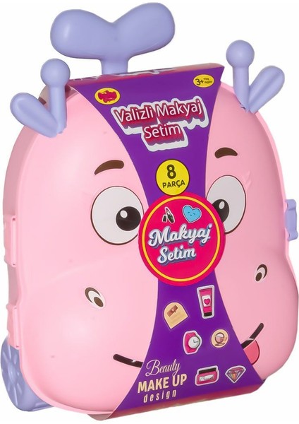 02615 Valizli Makyaj Seti -Oydaş Kız Erkek Çocuk Oyuncak Eğitici Oyuncaklar