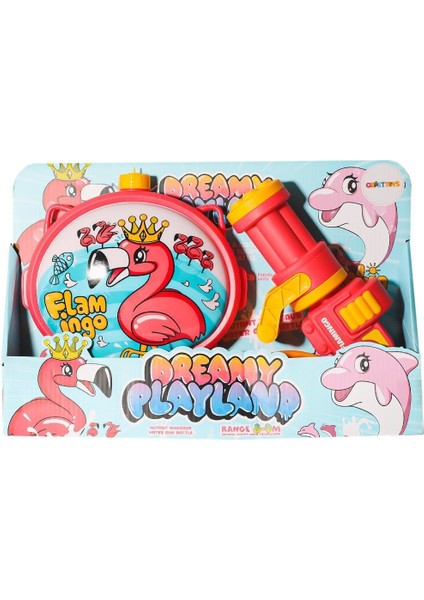 HC8806 Dinazor/flamingo Su Tabancası Kız Erkek Çocuk Oyuncak Eğitici Oyuncaklar