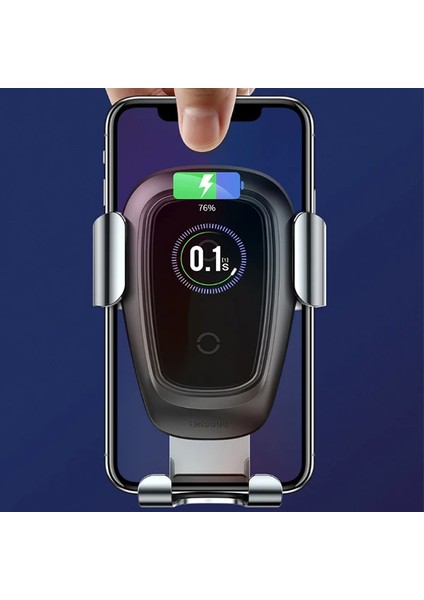 Baseus Gravity Metal Wireless Kablosuz Araç Şarj Tutucu WXYL-B0A-(5775) - M776B185-N59776 modelleri