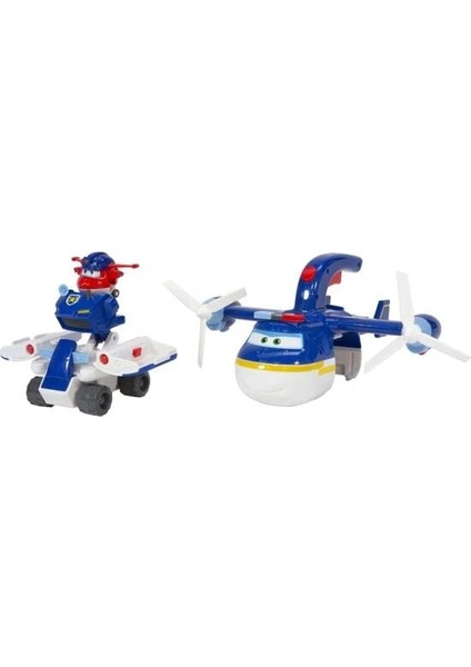 Harika Kanatlar 2 In 1 Police Devriyesi ve Uçağı Kız Erkek Çocuk Oyuncak Eğitici Oyuncaklar modelleri