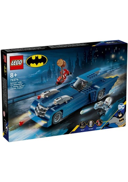 76274 LEGO Marvel Batmobile Batman Harley Quinn ve Mr. Freeze 435 Parça +8 Yaş Kız Erkek Çocuk Oyunc