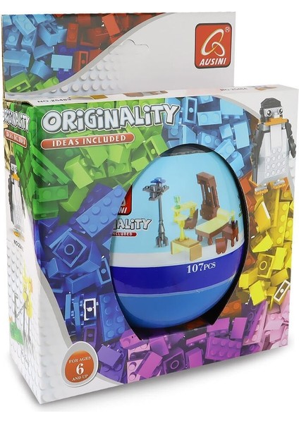 Ausini Özgün Fikirler 107 Parça Yumurta Kutu Kız Erkek Çocuk Oyuncak Eğitici Oyuncaklar modelleri