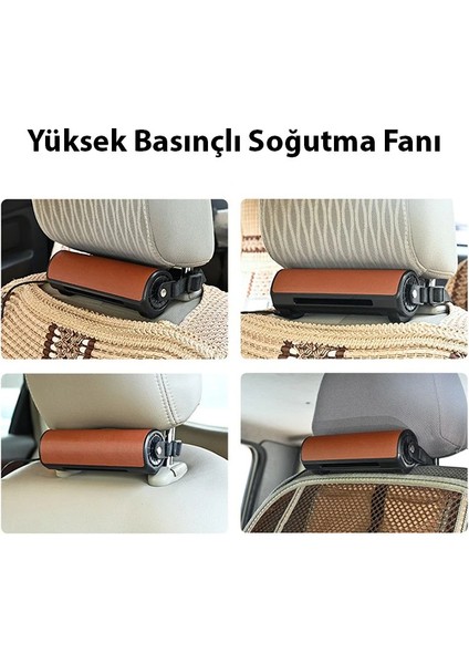 Ally CF01 Ayarlanabilir Araç ve Oyuncu Koltuğu Için Havalandırma Soğutma Fanı - M384B046-N48 fırsatları