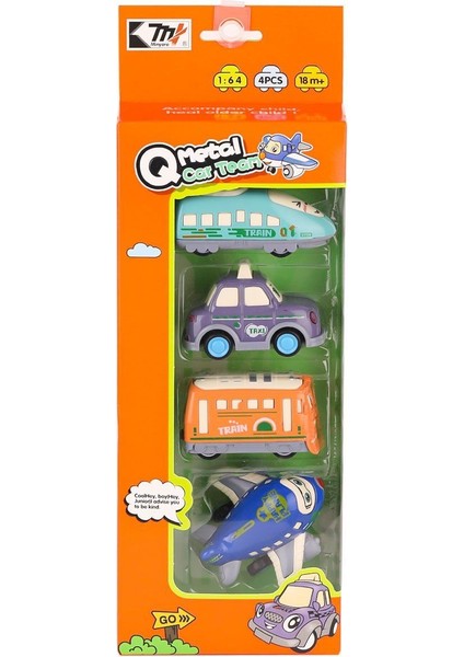 0783-355 Metal Çek Bırak Ulaşım Araçları 1:64 Kız Erkek Çocuk Oyuncak Eğitici Oyuncaklar fiyatları