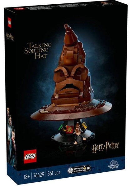 76429 LEGO Harry Potter - Konuşan Seçmen Şapka 561 Parça +18 Yaş Kız Erkek Çocuk Oyuncak Eğitici Oyu