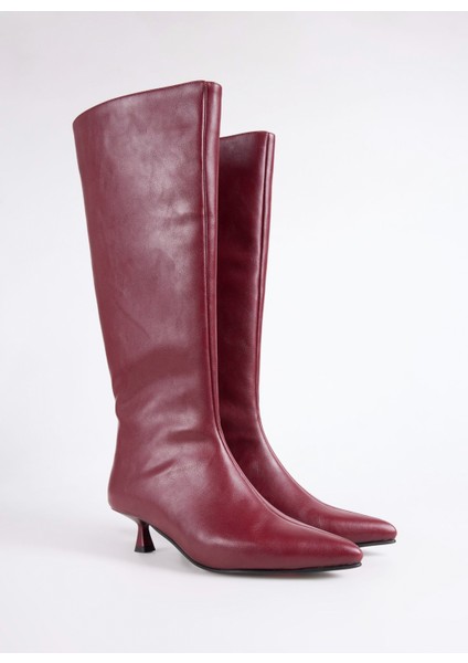 Bordo Kadın Çizme Kıtten-Lancy fiyatları