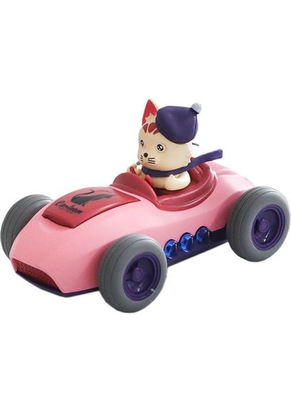 MY66-K2213 Sesli Işıklı Çek Bırak Arabalı Çılgın Kedi Kız Erkek Çocuk Oyuncak Eğitici Oyuncaklar modelleri