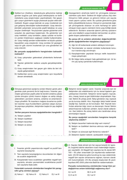 7. Sınıf Tüm Branşlar Paragraf Soru Bankası fiyatları
