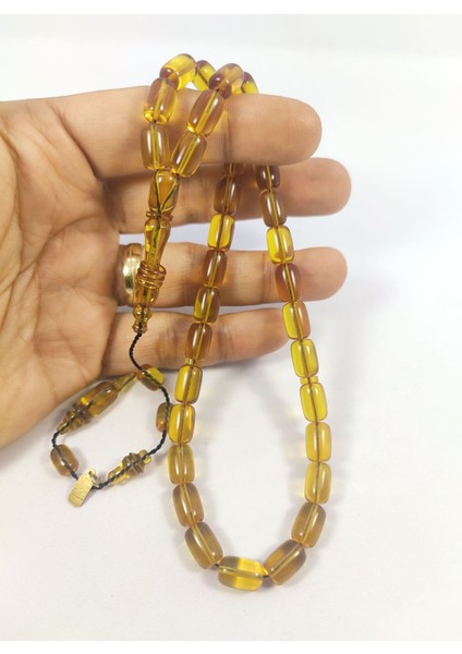 Ayhan Turan Usta Eseri Çift Kat Cilalı Halkalı Imame Yemen Zar Kehribar Sertifikalı 8637 fırsatları