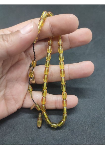 Serdal Akdeniz Usta Eseri Çift Kat Cilalı Bilek Boy (Küçük Boy) Zar Kehribar Sertifikalı 8628 fırsatları