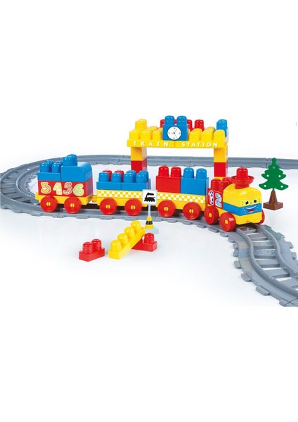 5082 Dolu Tren Yol Set Yapı Blokları 89 Parça Kız Erkek Çocuk Oyuncak Eğitici Oyuncaklar fiyatları