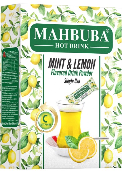 Tek Içimlik Nane Limon Aromalı Oralet Çayı 24X1,5GR