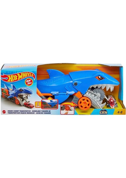 GVG36 Hot Wheels Köpek Balığı Taşıyıcı Kız Erkek Çocuk Oyuncak Eğitici Oyuncaklar